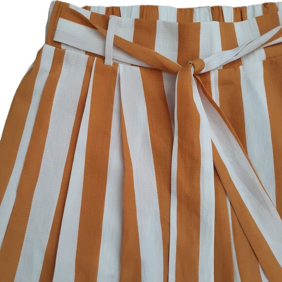 Flying Tomato A. Calin Belted Wide Leg Palazzo Pants Beachy Boho Coachella Small - Picture 2 of 4